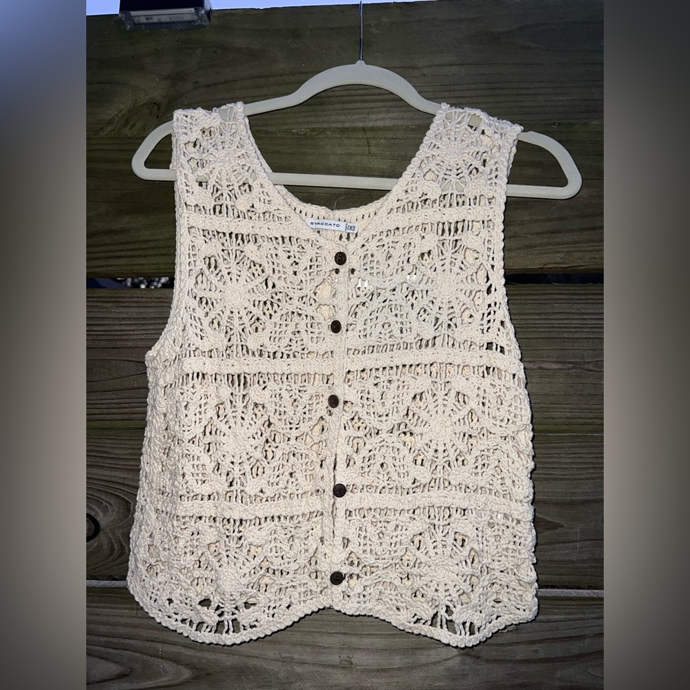 Staccato sweater vest tops one size